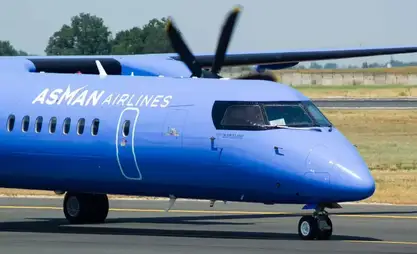 Рейс Asman Airlines не долетел до Раззакова и вернулся в Бишкек из-за технической причины