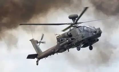 В Великобритании во время учебного полета разбился вертолет Королевского военно-морского флота