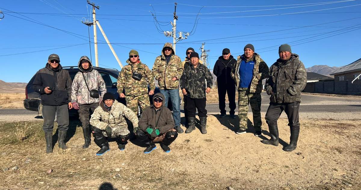 В Таласской области в ходе рейда были отстреляны шакалы