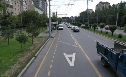 В центре Бишкека могут появиться новые полосы для движения автобусов