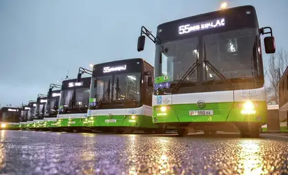 В ближайшее время в Бишкек прибудут 95 новых автобусов Yutong