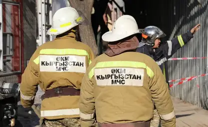 За сутки в Кыргызстане произошло 10 пожаров