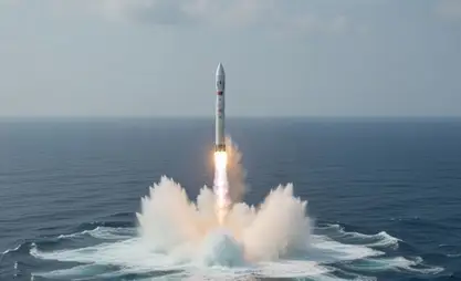 Китай провел испытательный запуск ракеты в Тихий океан