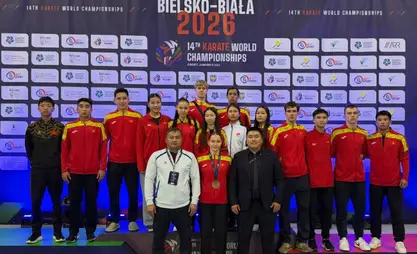 Кыргызстанка завоевала историческую бронзу на ЧМ по каратэ WKF