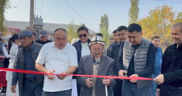 В Оше открыт участок улицы Т. Асанова после капитального ремонта