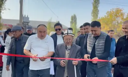 В Оше после капитального ремонта открыли участок улицы Т. Асанова