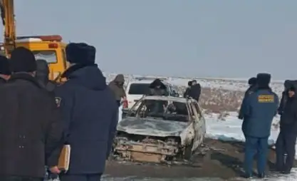 Два человека погибли при возгорании автомобиля в селе Спартак – подробности