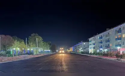 Реконструкция главной улицы Нарына должна завершиться до 25 августа
