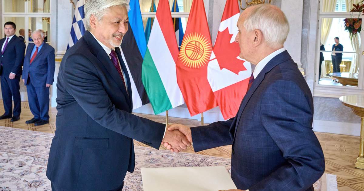Эрлан Абдылдаев вручил верительные грамоты президенту Венгрии