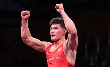 Борец Асан Жанышов вышел в финал Азиатских игр