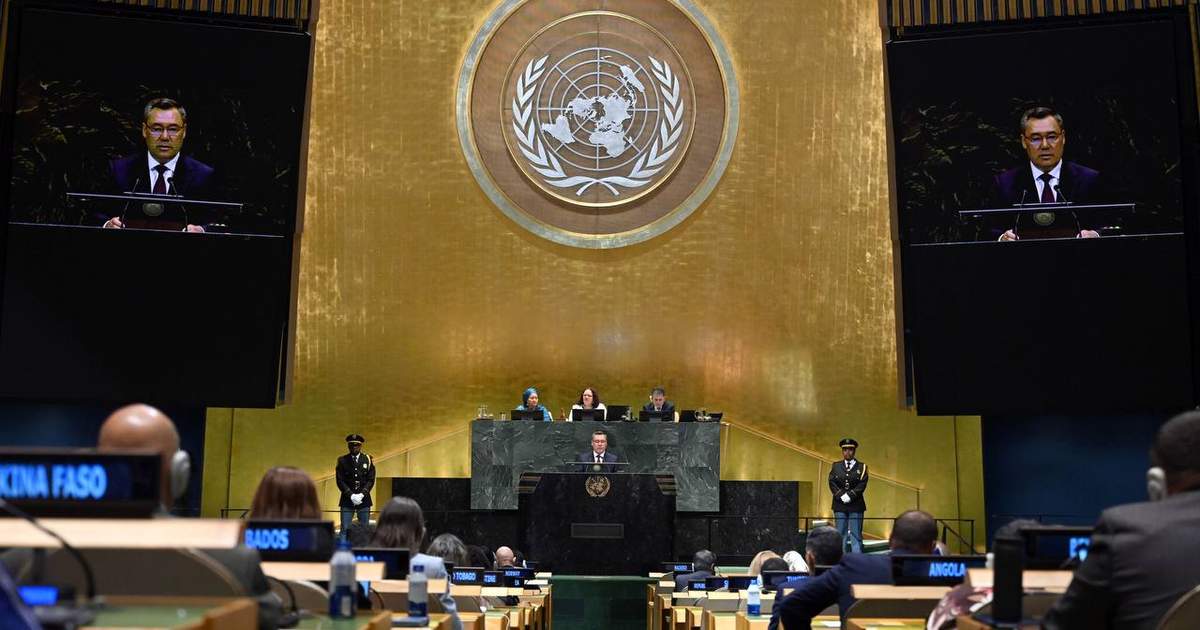 Жапаров в ООН приветствовал прекращение финансирования НПО