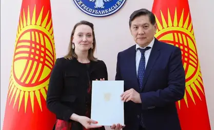 Асеин Исаев принял копии верительных грамот от посла Австрии Андреа Бахер