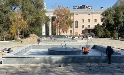 В Театральном сквере Бишкека появятся новые фонтаны