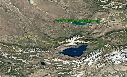 На границе Кыргызстана и Казахстана произошло землетрясение