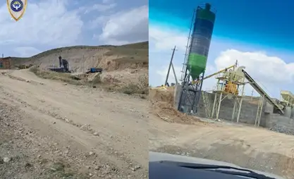 В Ноокате выявили незаконную добычу песчано-гравийной смеси