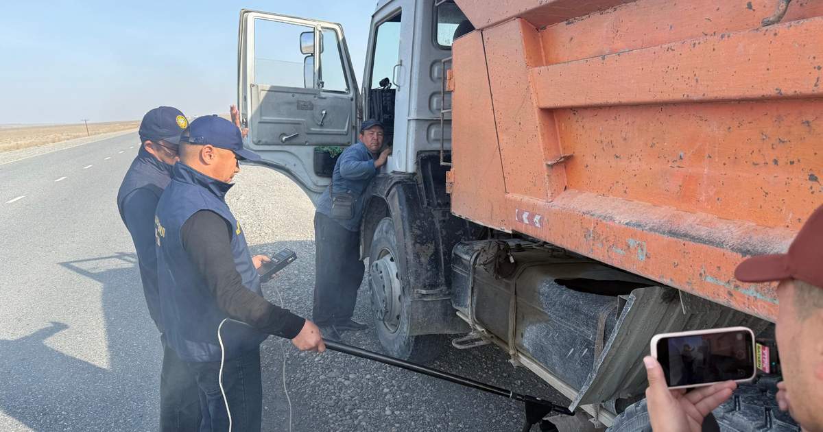 В Баткенском районе выявили авто с превышением выбросов вредных веществ