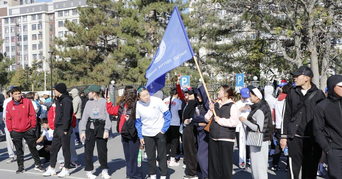 Около 5 тысяч студентов приняли участие в забеге «Жаратман муун»