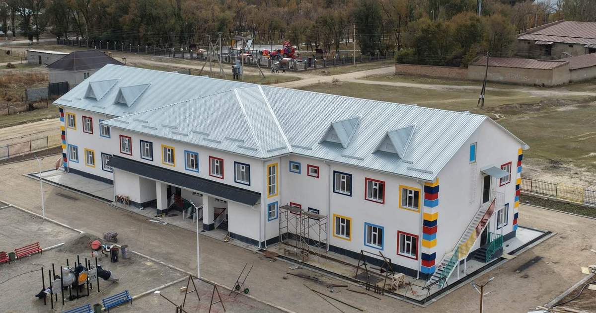 В Тюпском районе завершается строительство детсада на 100 мест