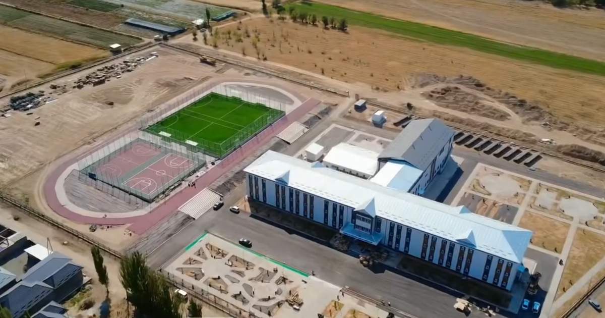 В селе Кашка-Баш завершено строительство новой школы
