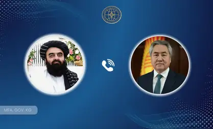 Состоялся телефонный разговор Жээнбека Кулубаева с министром Афганистана
