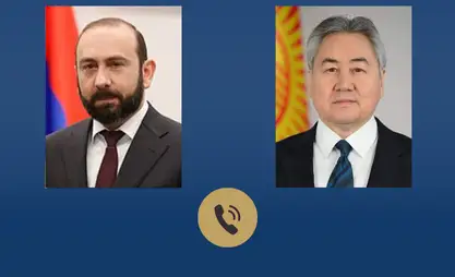 Главы МИД Кыргызстана и Армении провели телефонный разговор