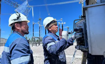 В Таласской области полностью заменено 3300 фарфоровых изоляторов на стеклянные