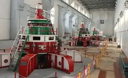 На Уч-Курганской ГЭС начали реконструкцию третьего гидроагрегата