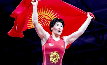 Айпери Медет кызы вышла в финал чемпионата Азии по борьбе