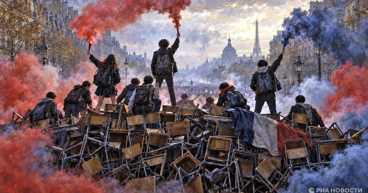 Во Франции во время протестов разгромили 24 учебных заведения