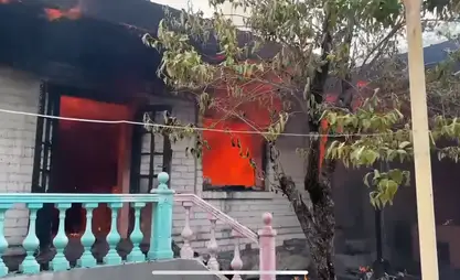В Джалал-Абаде из горящего садика эвакуировали детей