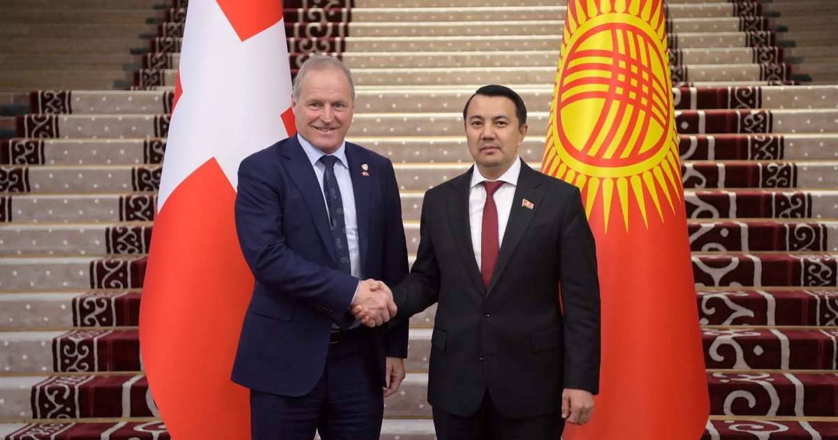 Маматалиев встретился с главой парламента Швейцарии Пьер-Андре Пажем