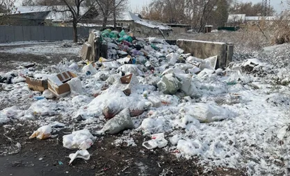 В Новопокровке выявлена стихийная свалка бытовых отходов
