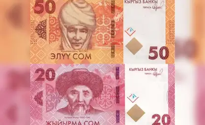 В Кыргызстане вводят в обращение новые банкноты номиналом 20 и 50 сомов