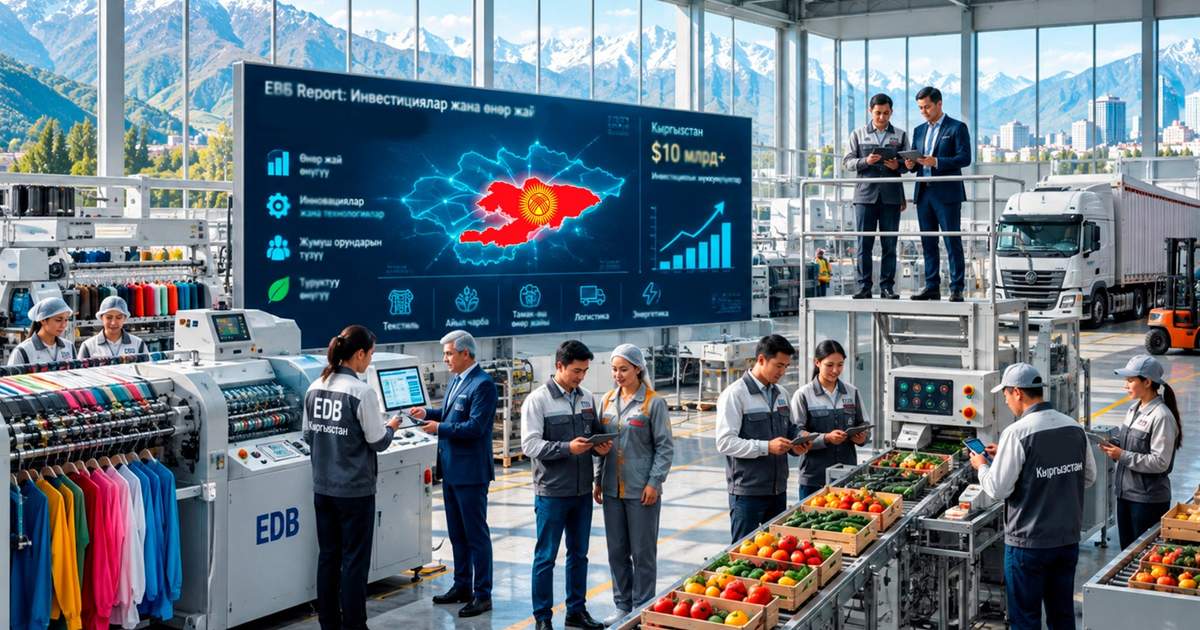 ЕАБР: Кыргызстан может стать важным звеном региональных производственных цепочек
