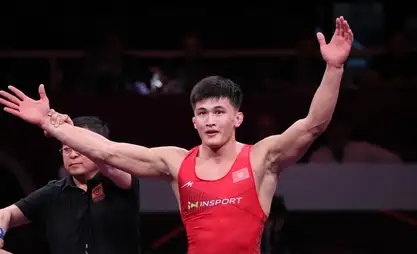 Асан Жанышов выиграл чемпионат Азии по борьбе