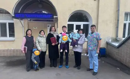 Маленьких кыргызстанцев вернули из Москвы