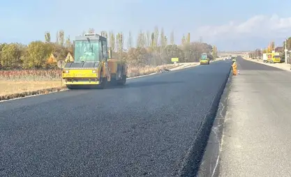 Заасфальтировано 78 км автодороги Корумду-Балбай-Баатыр