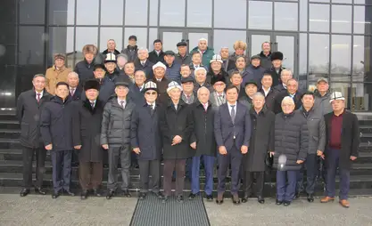 Ташиев встретился с делегатами IV Народного курултая в штаб-квартире ГКНБ