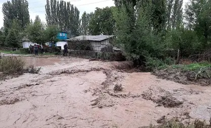 В ряде регионов Кыргызстана произошли подтопления