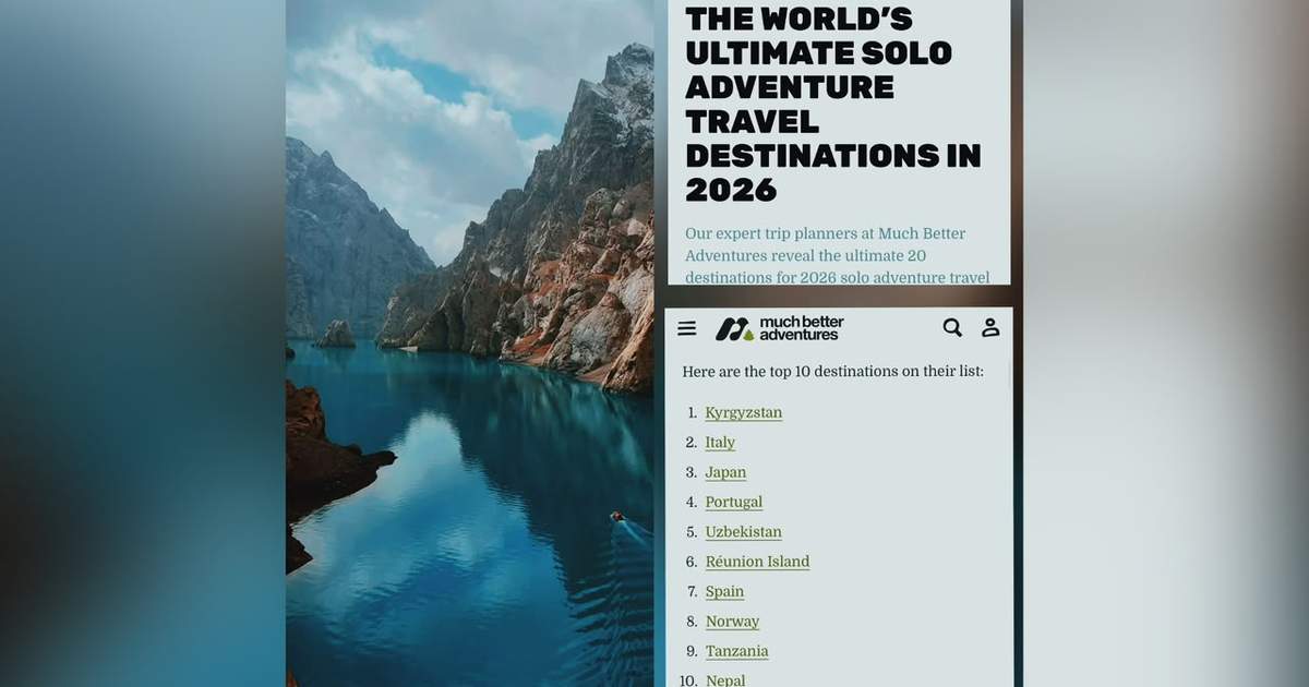 Кыргызстан занял первое место в мировом рейтинге Solo Adventure Travel 2026