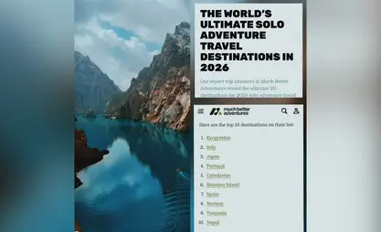 Кыргызстан возглавил мировой рейтинг Solo Adventure Travel 2026