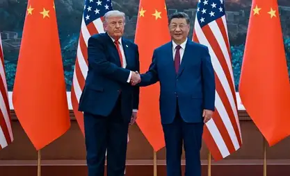Дональд Трамп прибыл в Пекин для встречи с Си Цзиньпином