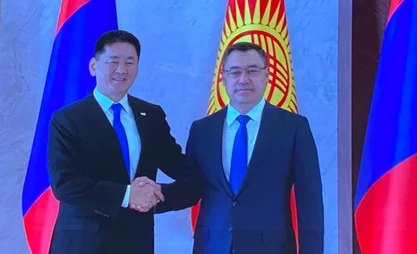 Начался официальный визит президента Монголии в Бишкек