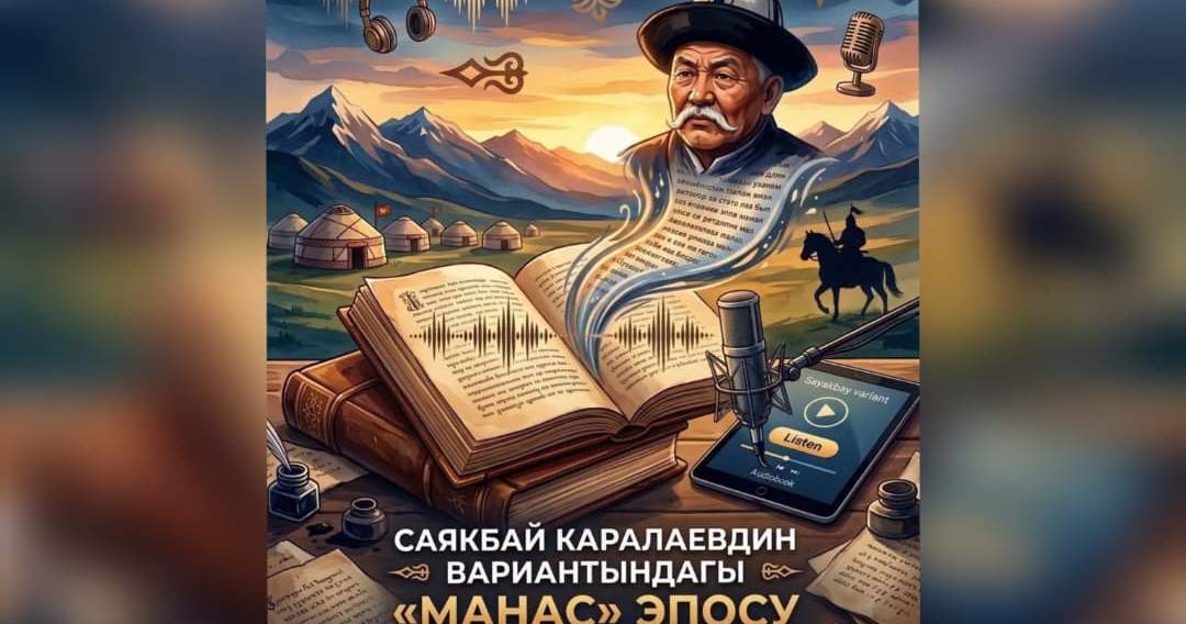 Эпос «Манас» в исполнении Саякбая Каралаева начали выпускать в формате аудиокниги