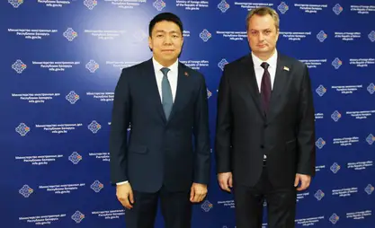 Посол Эрбол Султанбаев провел переговоры в МИДе Беларуси