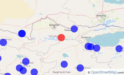 В Кыргызстане зарегистрировано землетрясение силой 4 балла