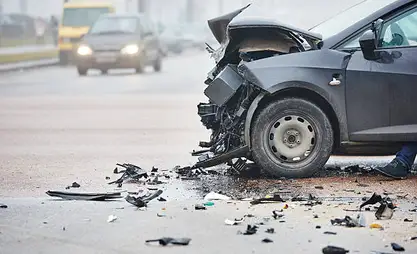 В Аламудунском районе произошло ДТП с участием двух автомобилей